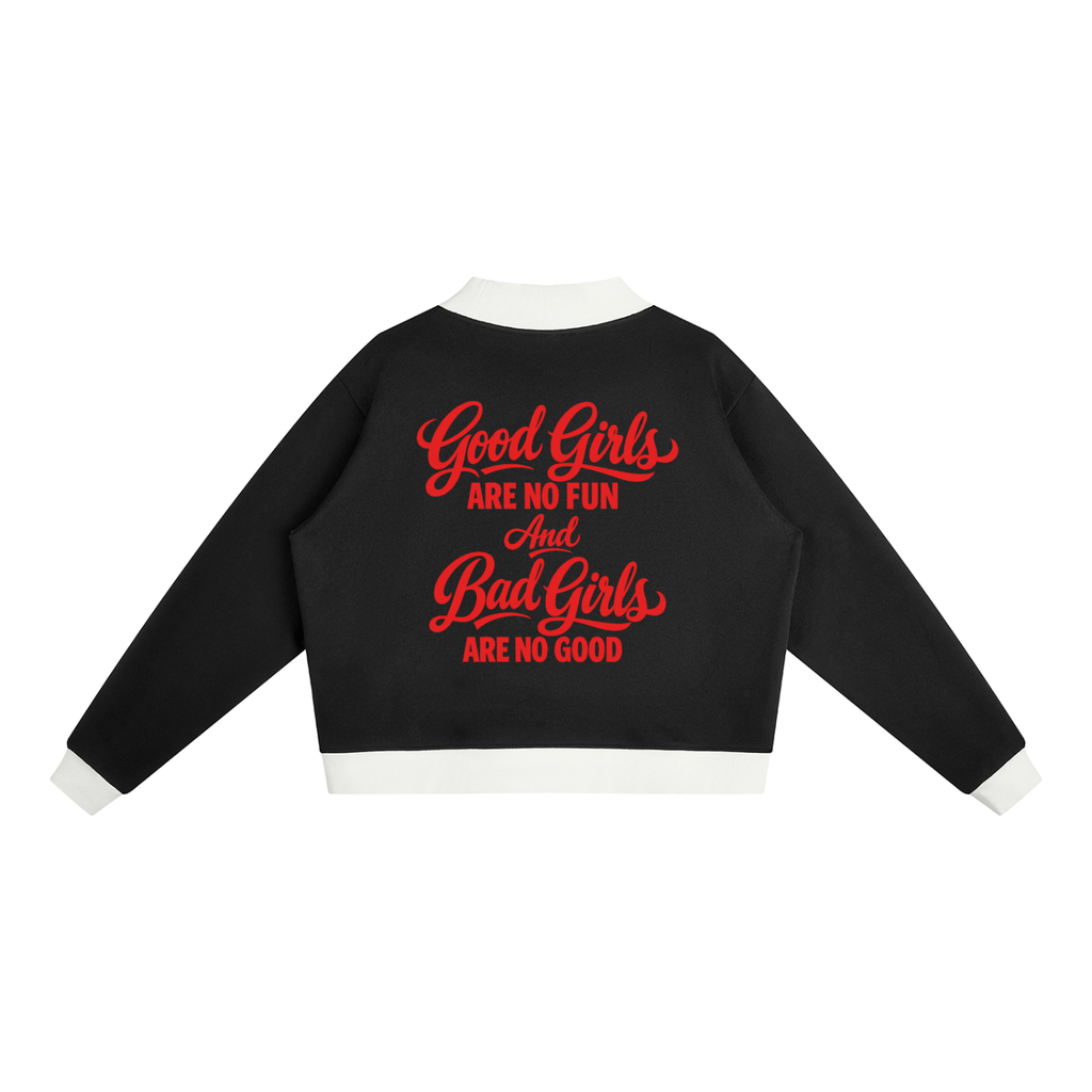 Women’s Mock Neck Crewneck Sweatshirt
