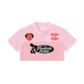 Women’s Cropped Paneled V-Neck Jersey