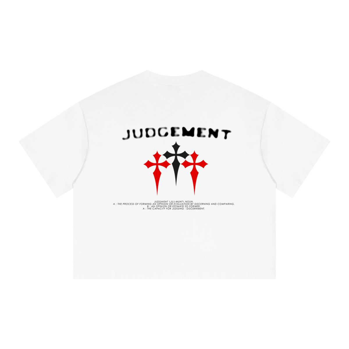 Unisex Boxy Drop Shoulder Crop T-Shirt